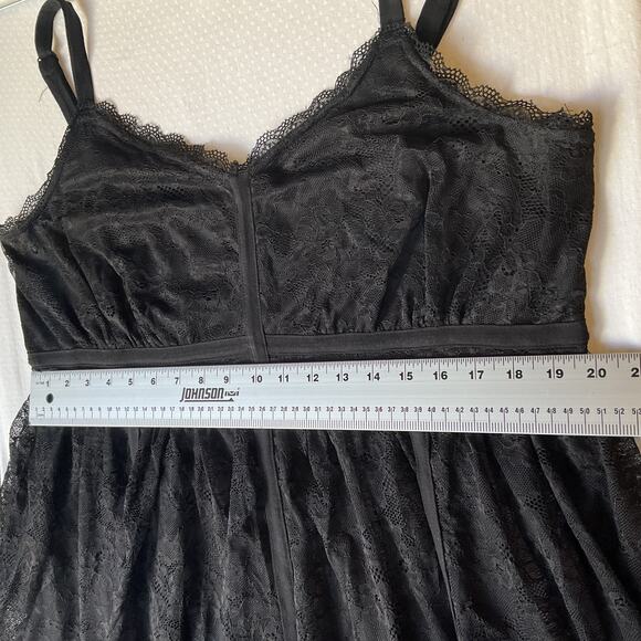 Torrid Women Dress 2 Black Nylon Polyester Floral Fit & Flare Lace Sleeveless - Picture 5 of 9